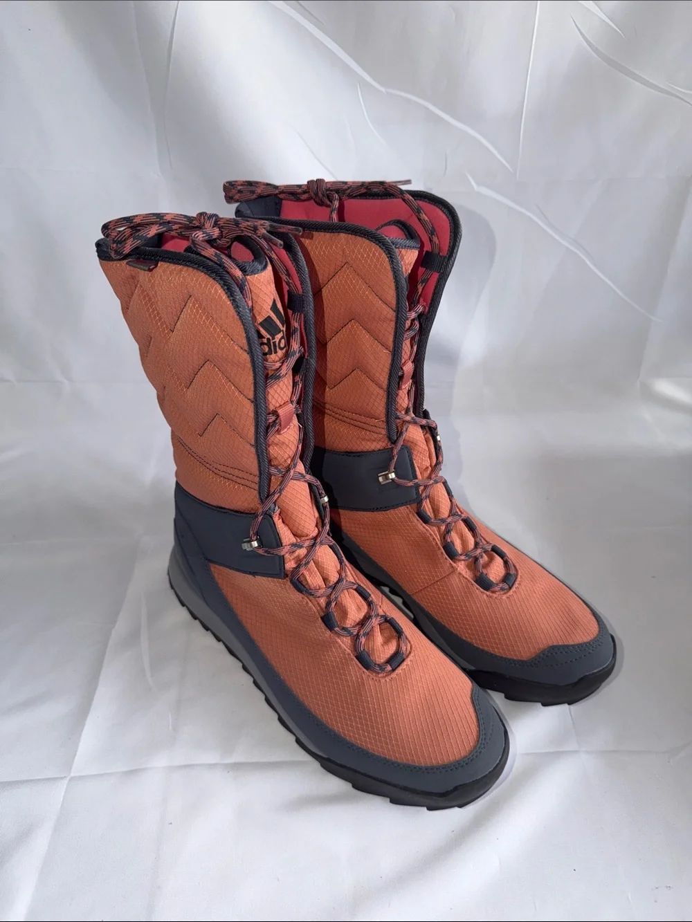 Adidas Terrex CW Choleah High CP Raw Pink Black Insulated Winter Boots NWT Sz 10